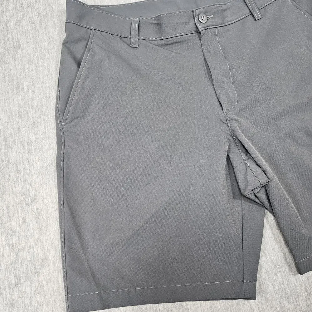 Under Armour Shorts Mens 40 Gray Performance Golf Athletic Polyester Lightweight